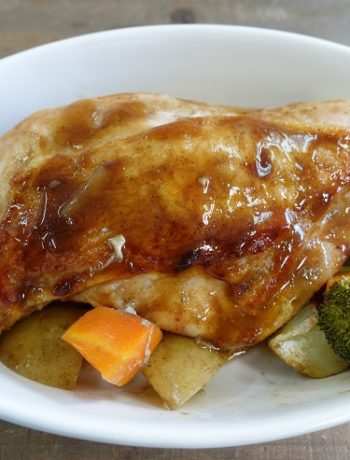 Japanese Sauce for Oven-baked Chicken and Vegetables