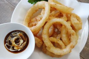 Onion Ring with BBQ Mayonnaise